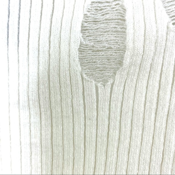 NWT Fashion Nova Alecta Ribbed Knit Skirt Set in Ivory Sz S - Picture 6 of 13